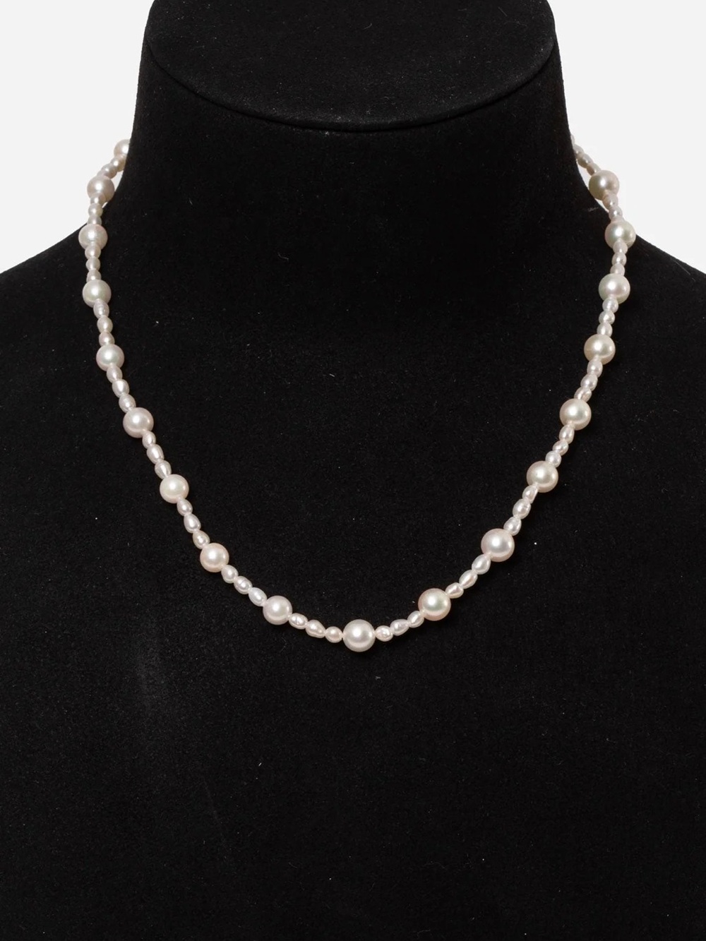 TASAKI Vintage Pearl Necklace Silver Clasp